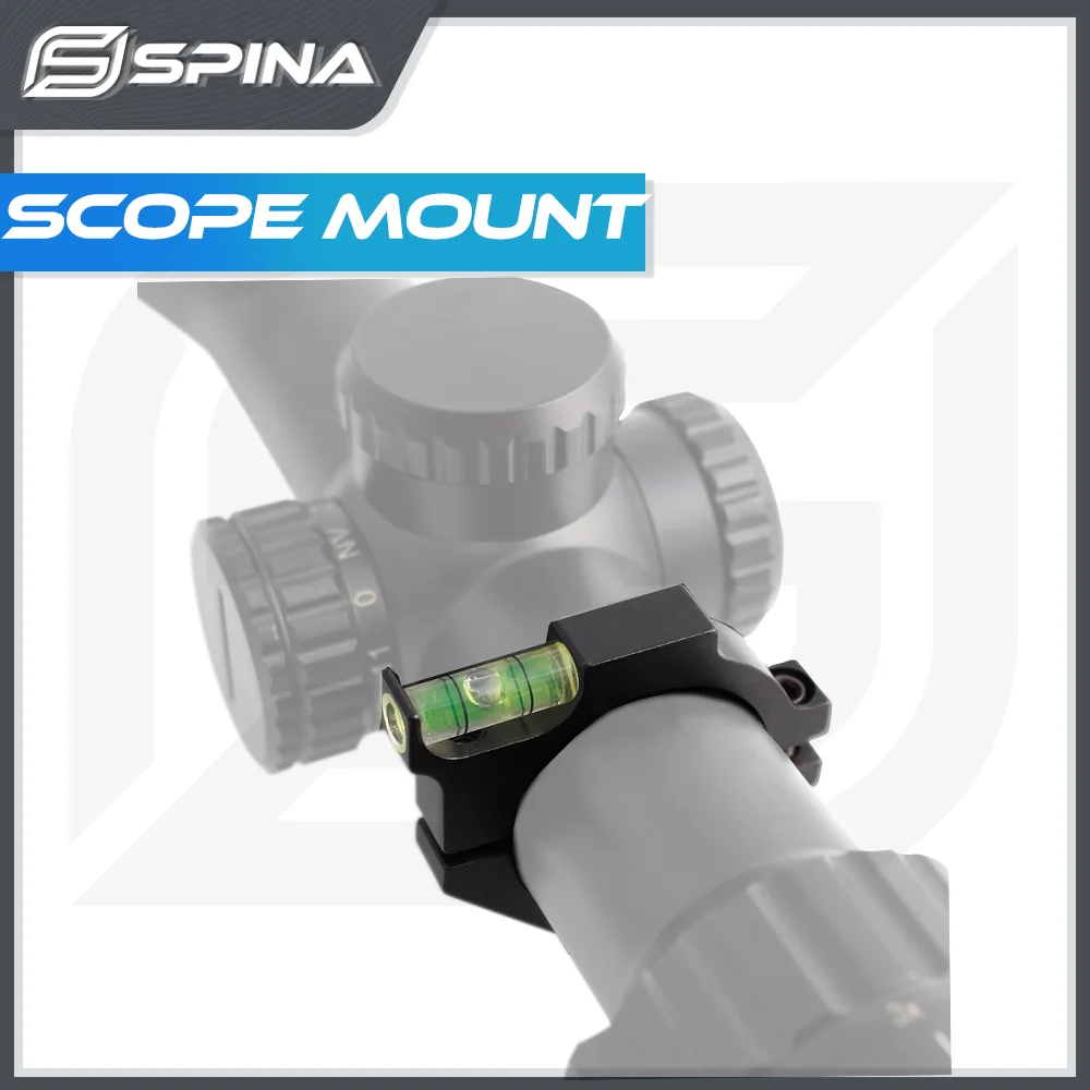 Hunting Spirit Bubble Level Airsoft Gun Rifle Scope Mount for 11mm/Picatinny Weaver Rails 25.4mm/ 30mm/ 35mm Rifle Sight Scope