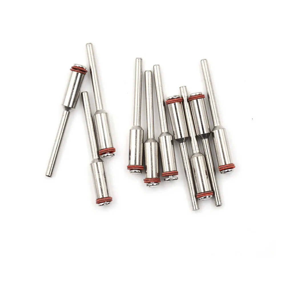 10Pc 2.35mm Miniature Clamping Connecting Lever Polishing Wheel Mandrel Cutting Wheel Holder for Rotary Tool Dremel Accessories