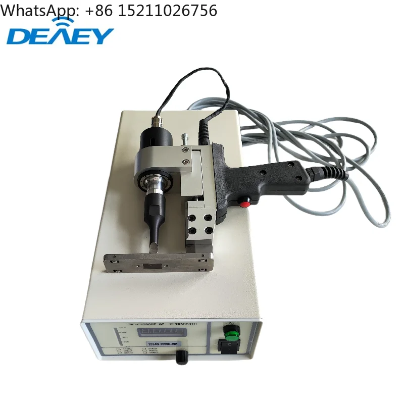 

40Khz 800W Cloth Label Knife Ultrasonic Cutter Cutting Machine for Fabric Textile