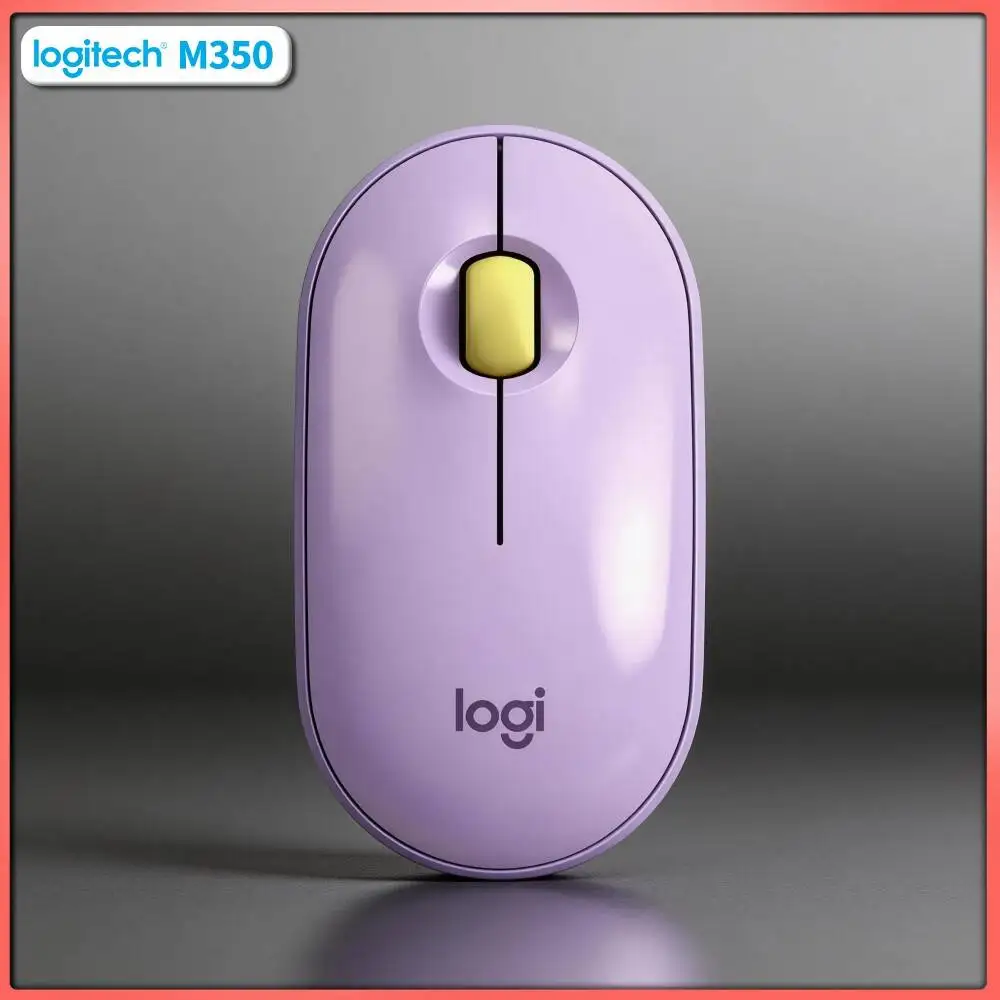 Logitech M350 Wireless Quiet Mouse - Silent Clicks, 18-Month Battery, 10m Range, 77g Light, Eco-Friendly Essential