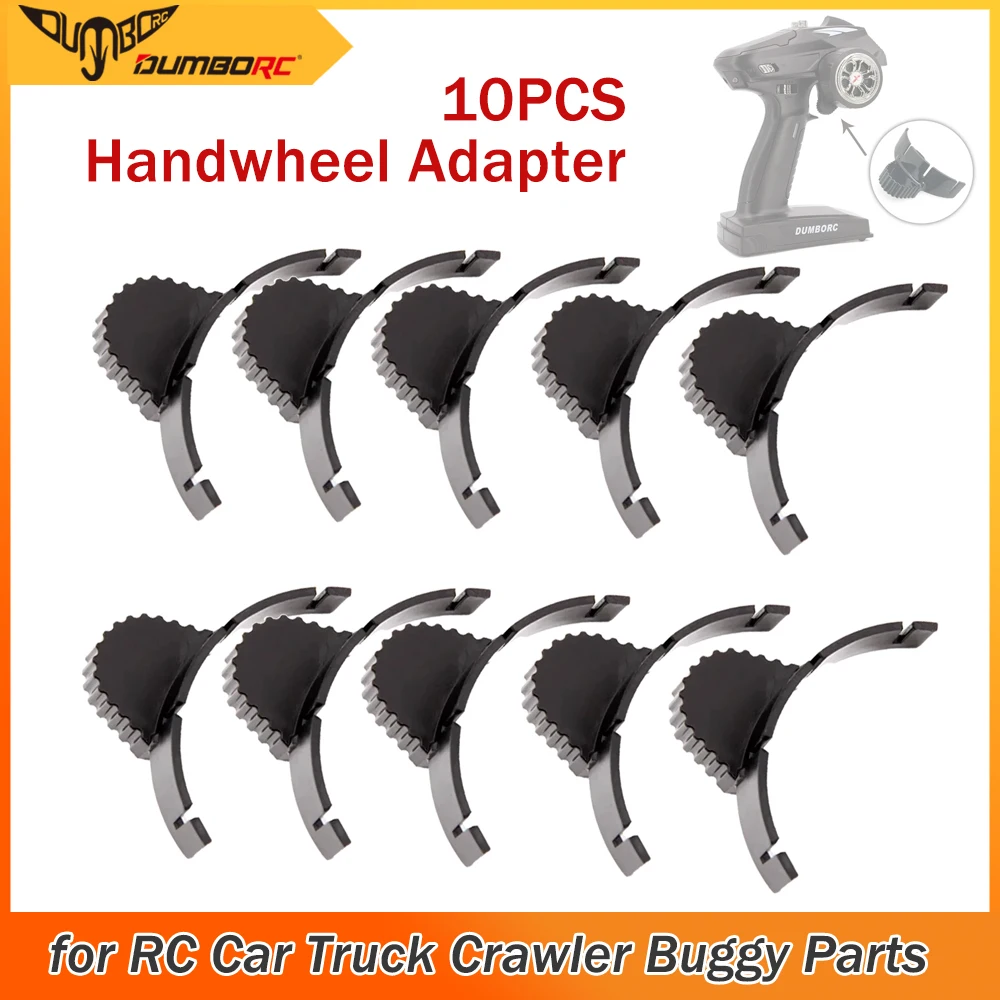 DUMBORC 10pcs One-hand Control Steering Wheel Handwheel Adapter for DUMBORC X6 SURPASS HOBBY CH4 CH6 ZD Racing Model Transmitter