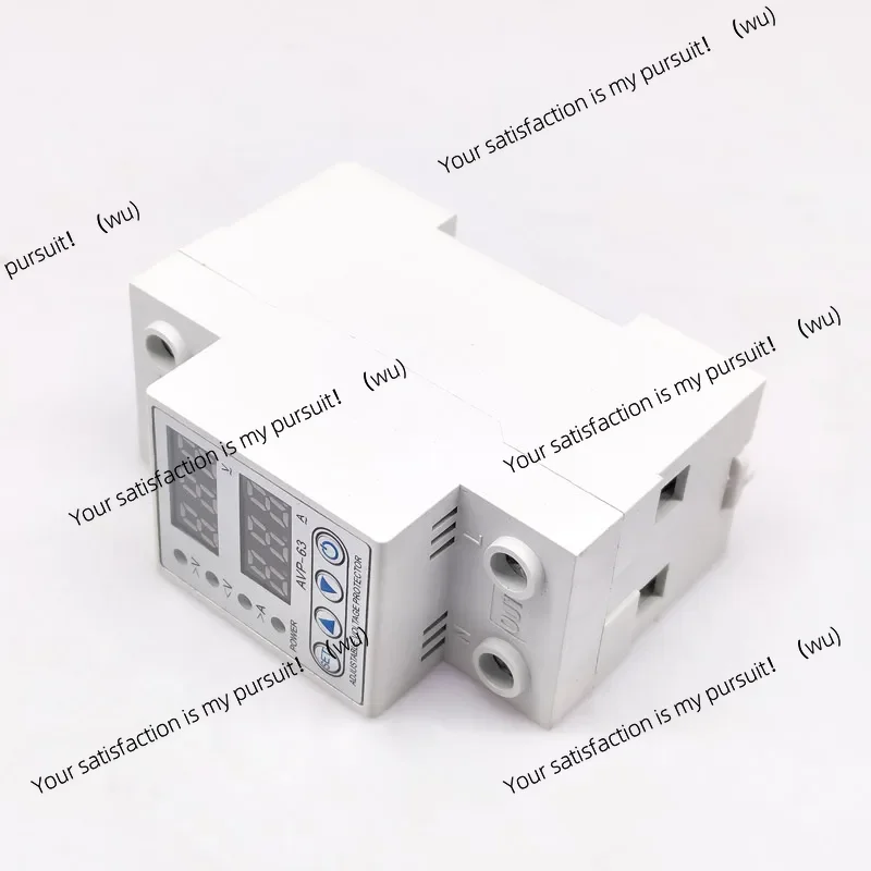 220V-240V Adjustable Overvoltage and Undervoltage Coincidence Protection Relay, Overcurrent Protection, Dual Digital Display