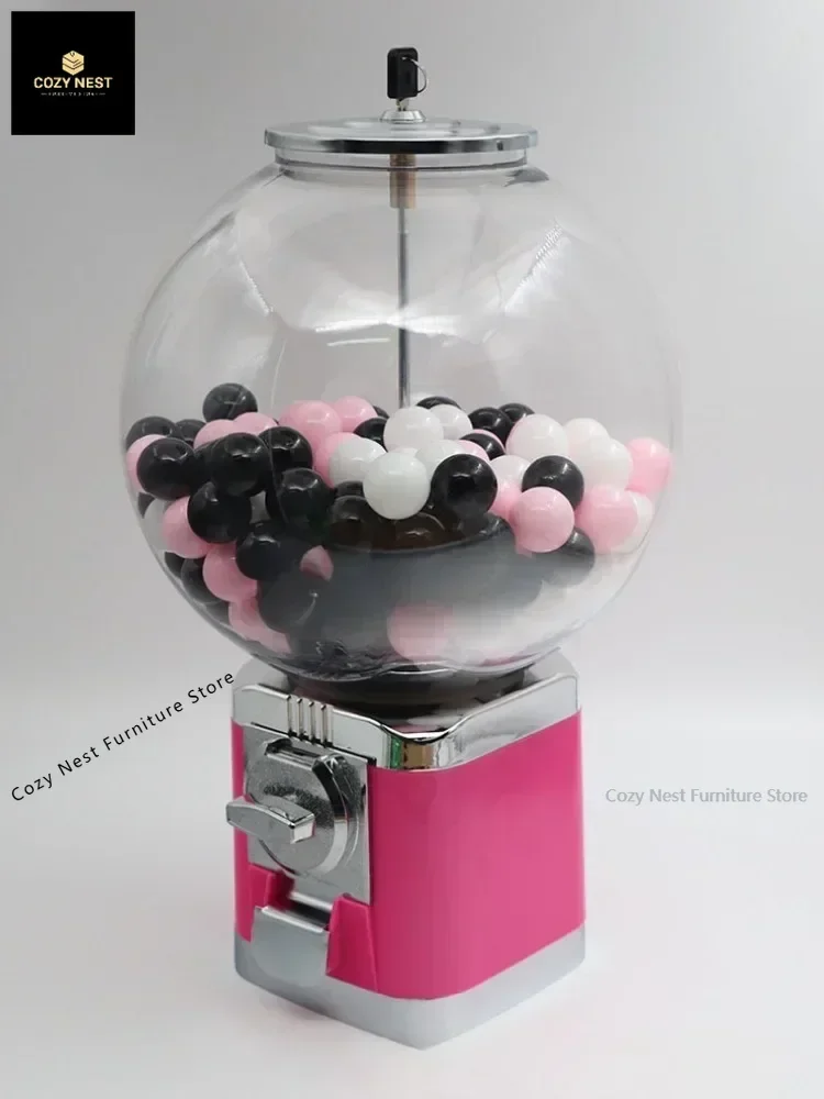Gashapon Machine Candy Dispenser Professional Mini Vending Machine Figurines Toys for Kids Egg Twisting Decoration Crafts