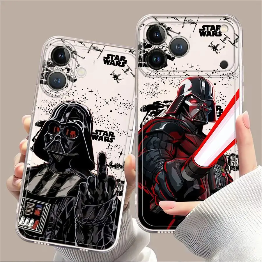 

Чехол S-Stars Wars для iPhone 17 Pro Max 14 Plus 11 XS Max XR 16 15 7 8 12 Mini Air 13 Pro, мягкий чехол для телефона