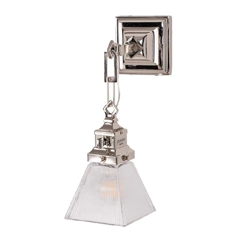 

Industrial style retro glass wall lamp mirror front reading lamp