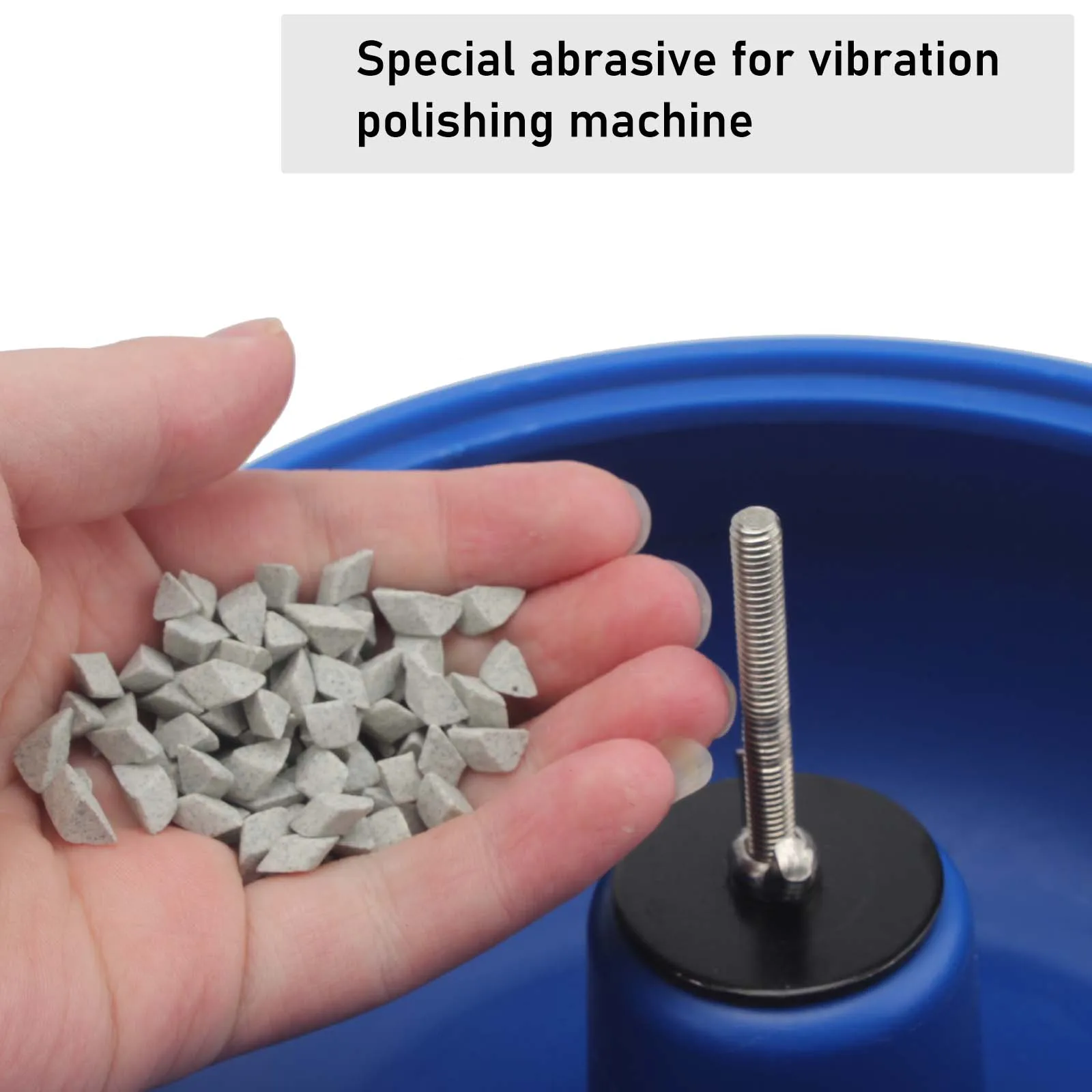 450g Jewelry Polishing Media Buffing Abrasive Material Filler Media Rock Tumbling Filler Media for Rock Stone Vibration Machine