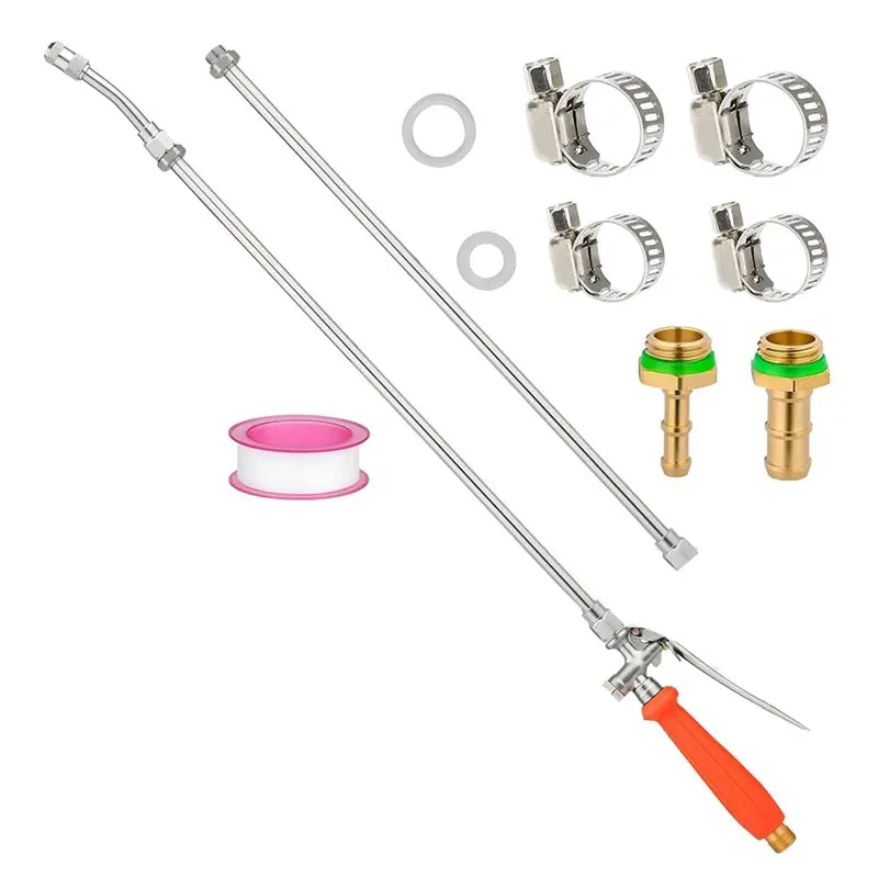 

【НА РУЖЕНИЯ】Сменная насадка-распылитель, 41-дюймовая насадка для насосного распылителя с удлинительными трубками из нержавеющей стали, латунными соединителями 1/4" и 3/8"