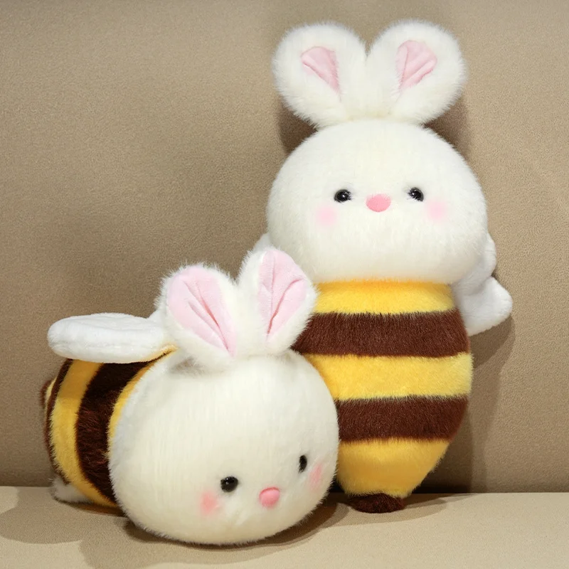 

1Pc 35cm Anime Cosplay Bee Rabbit Plush Toys Cute Stuffed Animals Wings Bunny Plushies Doll Kawaii Soft Kids Toys for Girls Gift