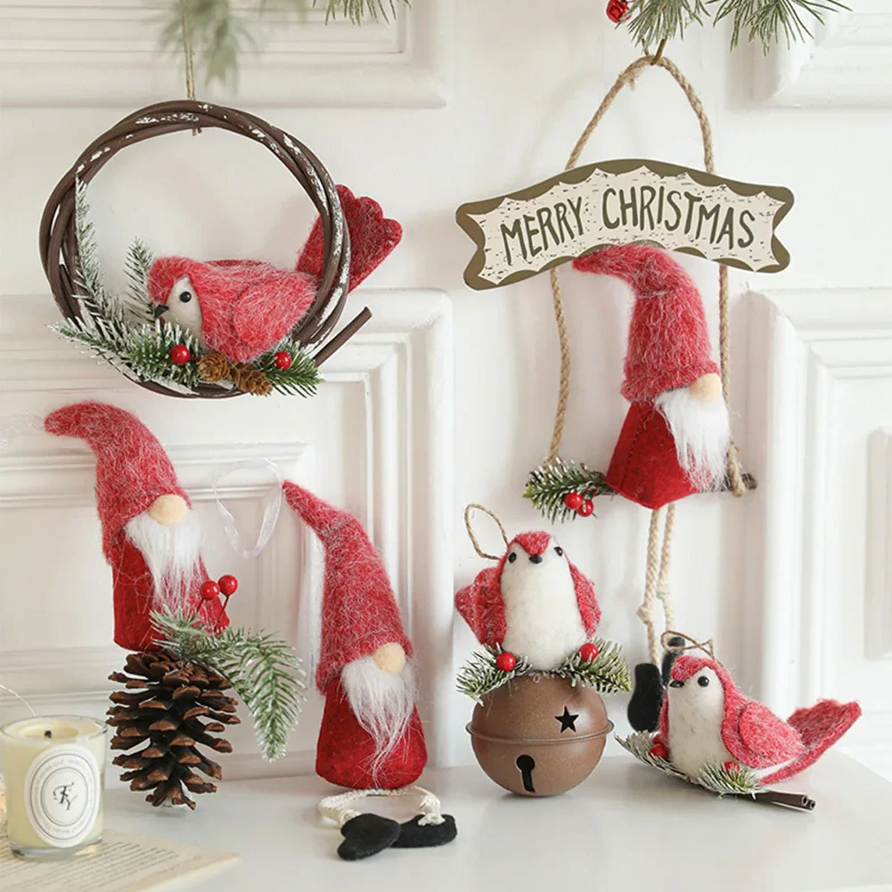 Creative Artificial Pigeon Bird Shape Christmas Tree Pendant Christmas Decoration Pendant Alien Decorative Pendant