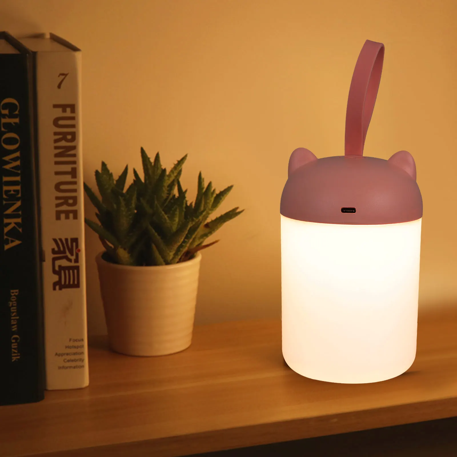 LED Light Rechargeable Night Light Adorable Night Light Warm Light Baby Lantern