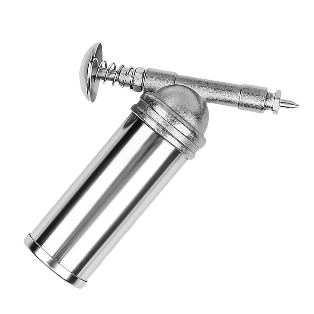 

80cc Mini Grease Gun Oiler Copper Fittings Clamp Coupler Double Handle Nozzle Leakproof Tools