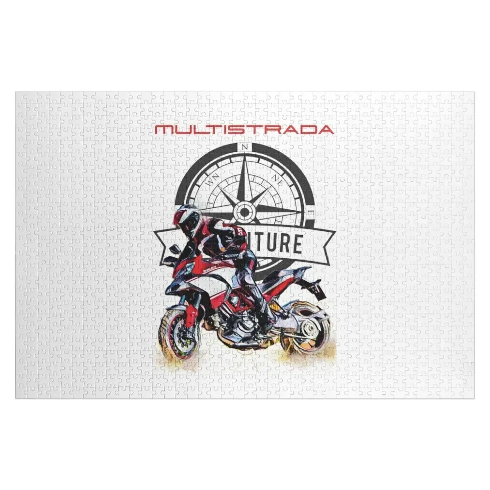 

Ducat i Multistrada 1200 enduro 950 s big trail Jigsaw Puzzle Custom Name Wood Personalized Toy Puzzle