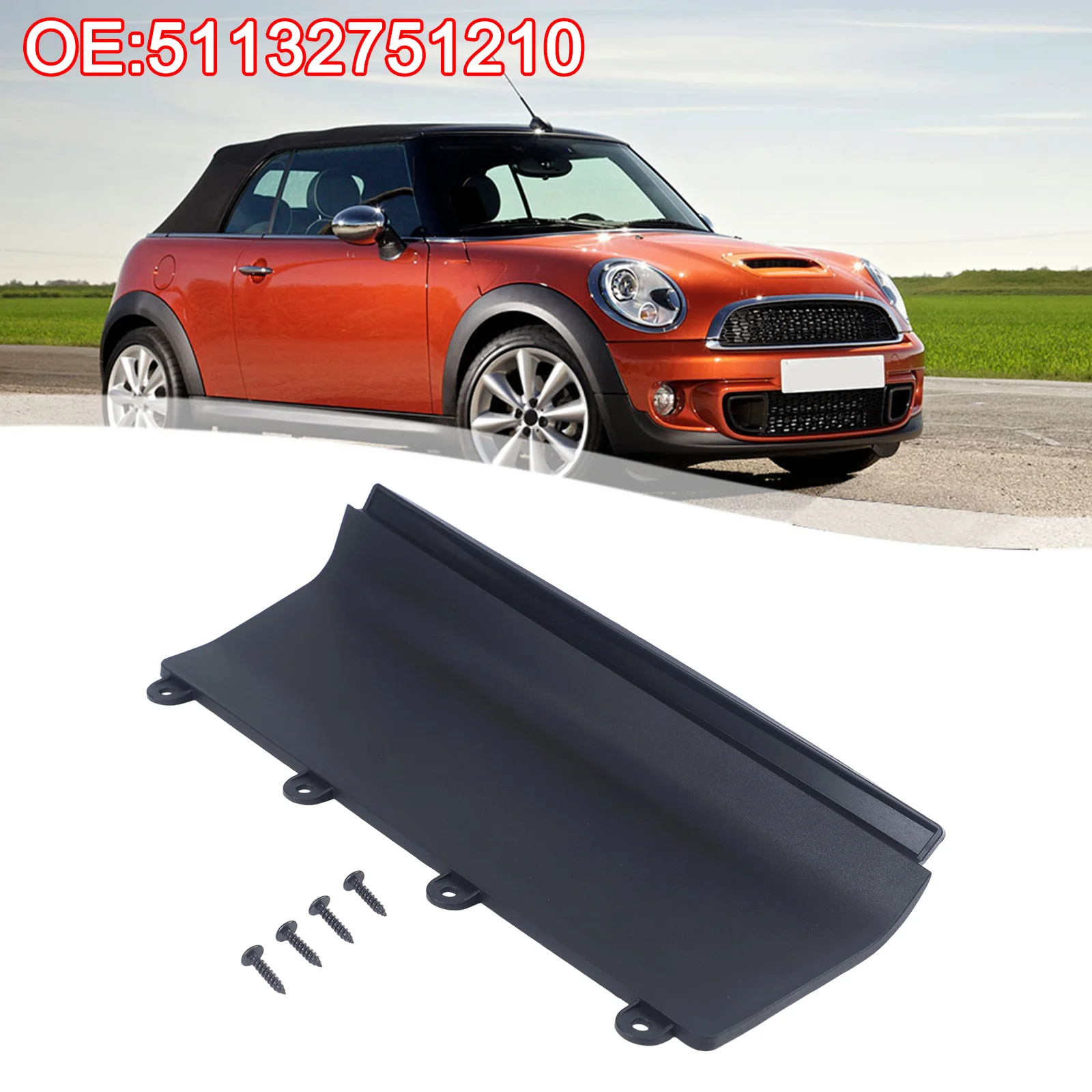 

Для BMW Mini Для Cooper Для R55 Для R56 Для R57 2007-2015 51132751210 Пластиковая черная панель капота стеклоочистителя