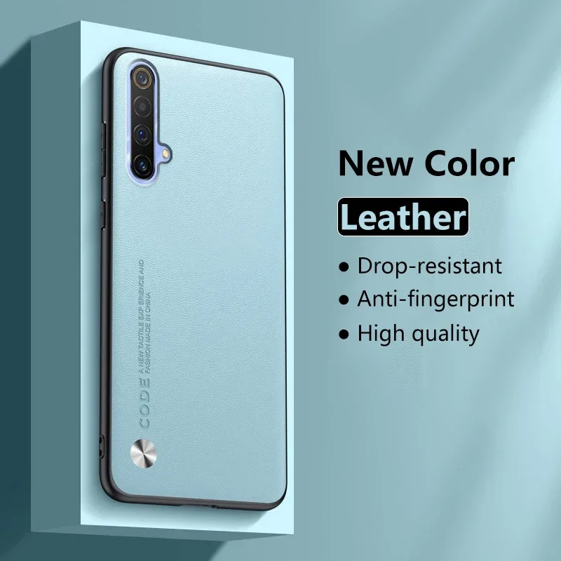 Leather Case for Oppo Realme X50 Pro 5G China Carbon Fiber Matte Silicone Protection Hard Phone Cover OppoRealmeX50Pro5G Coque