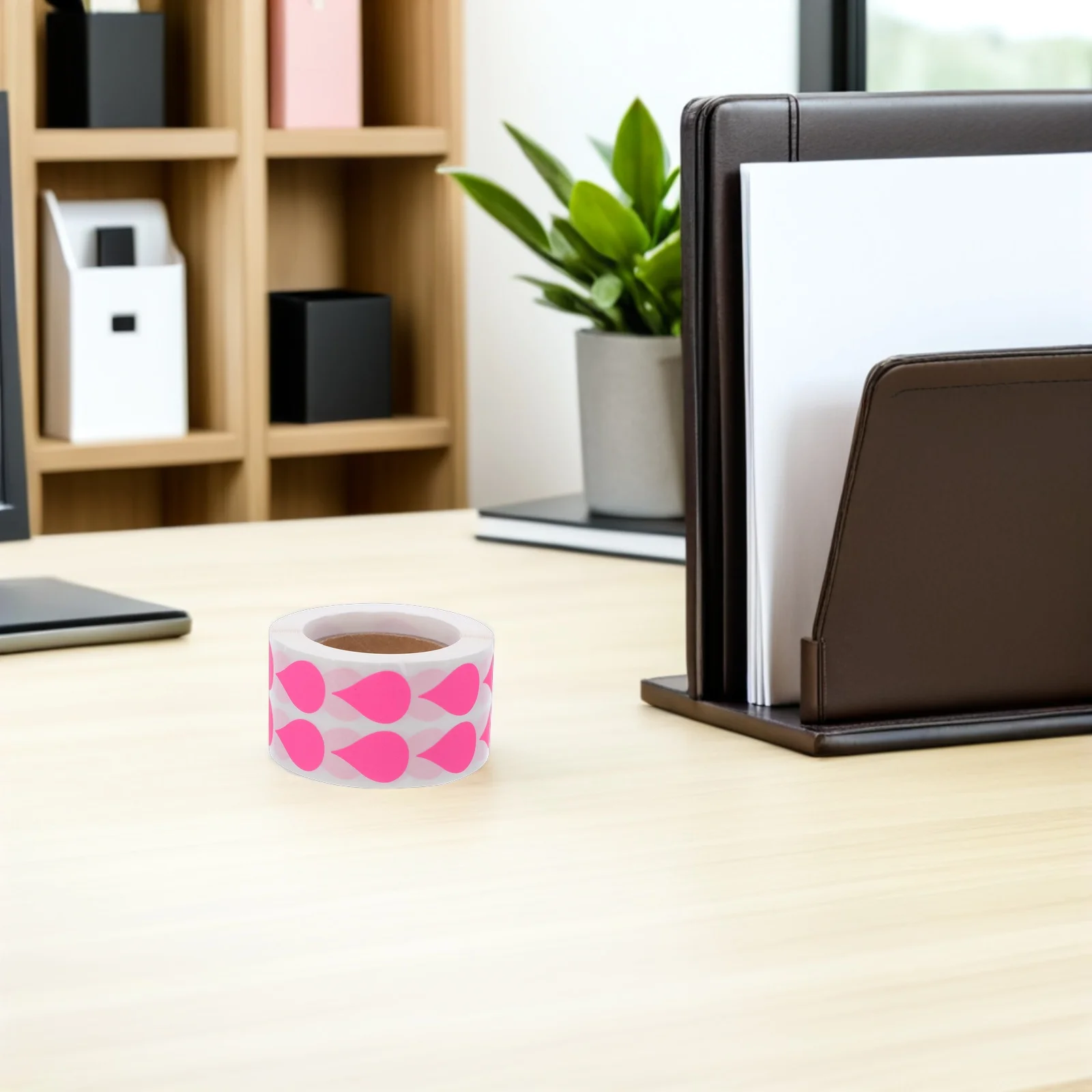 

2 рулона флуоресцентных неоновых этикеток-капель, самоклеящиеся наклейки для записи для хранения продуктов, кухонной кладовой, организации класса