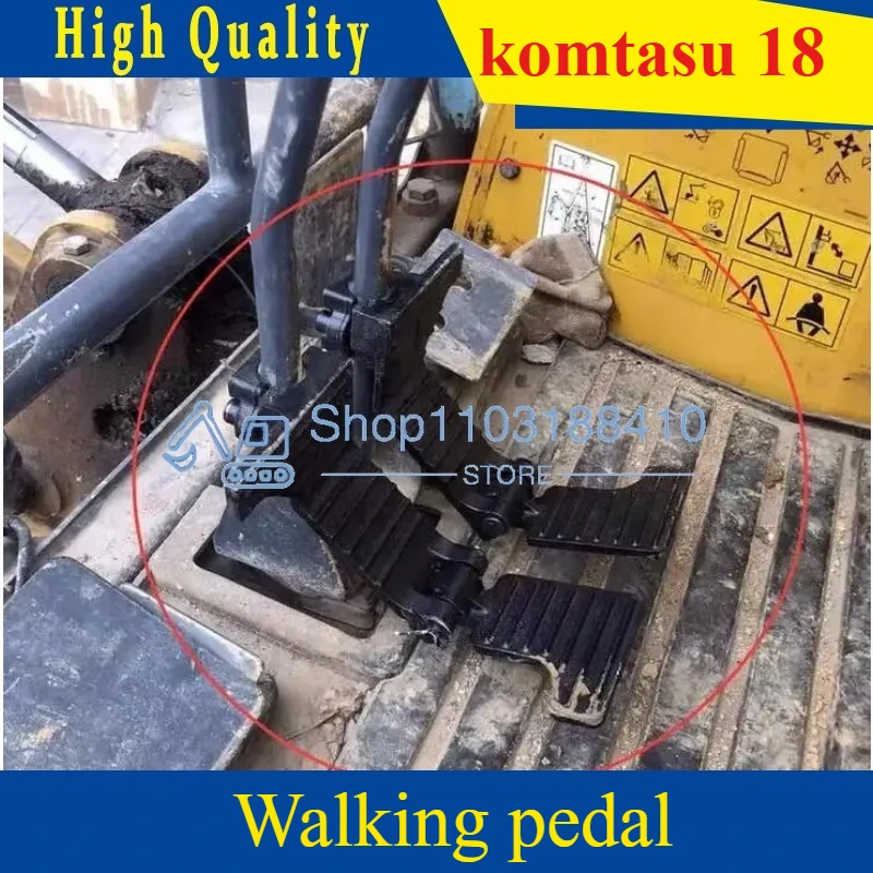 Excavator Micro Digger Parts Universal Walking Pedal for 22 Kubota 15 17 20 25 30 Komtasu 18 Xugong Sany Mini