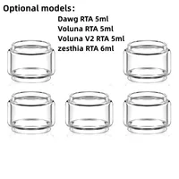 5PCS YUHETEC Bubble Glass Tube for AsMODus Dawg RTA  Voluna V2  Zesthia