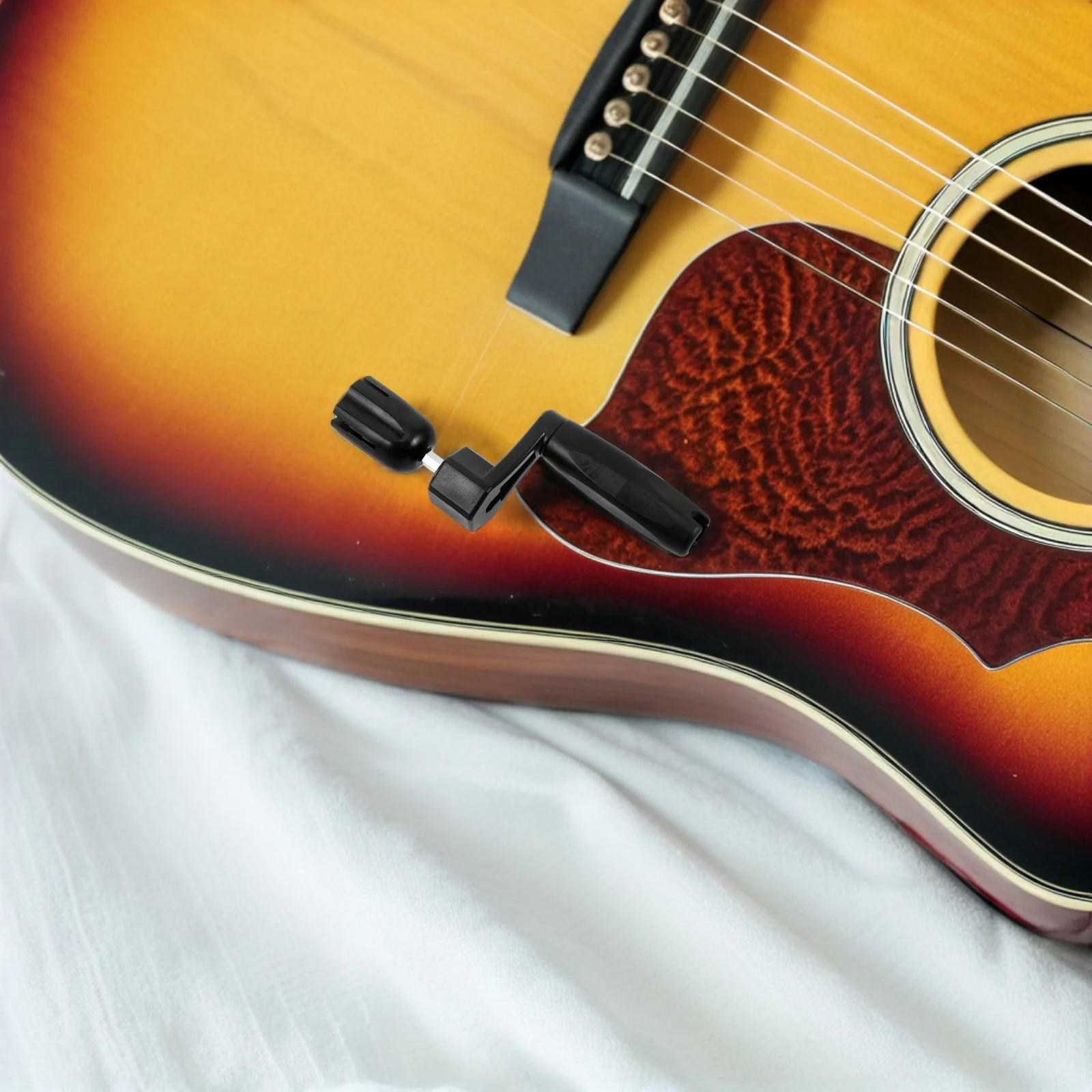 

1Set Guitar String Winder Upgraded Winding Head Manual Handle for Fast Stable String Changing Multi-Functional Tool for Electric