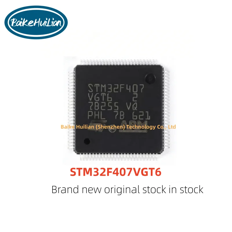 

STM32F407VGT6 LQFP-100 ARM Cortex-M4 32-bit microcontroller MCU, brand new original in stock