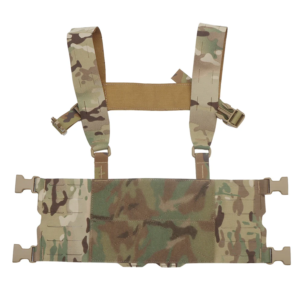 

Ferro Style Tactical Chesty Rig Wide Harness Lightweight MOLLE Hunting Vest FCPC V5 Quick Conversion Shooting Airsoft Chest Rig