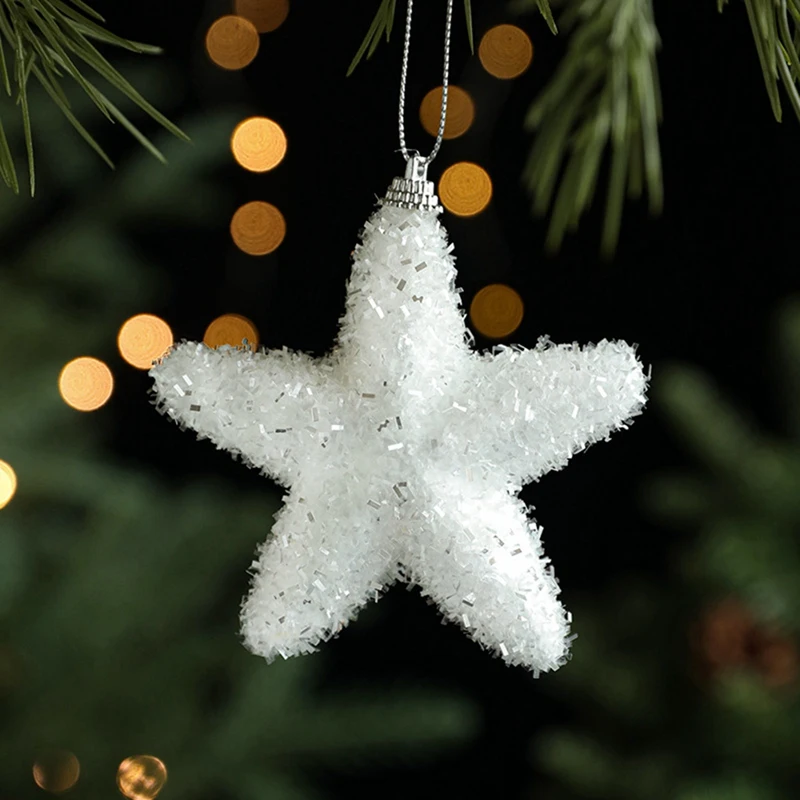 Christmas Tree Decorations White Foam Christmas Tree Ornaments Hanging Ornaments Home Decoration New Year Gift Promotion