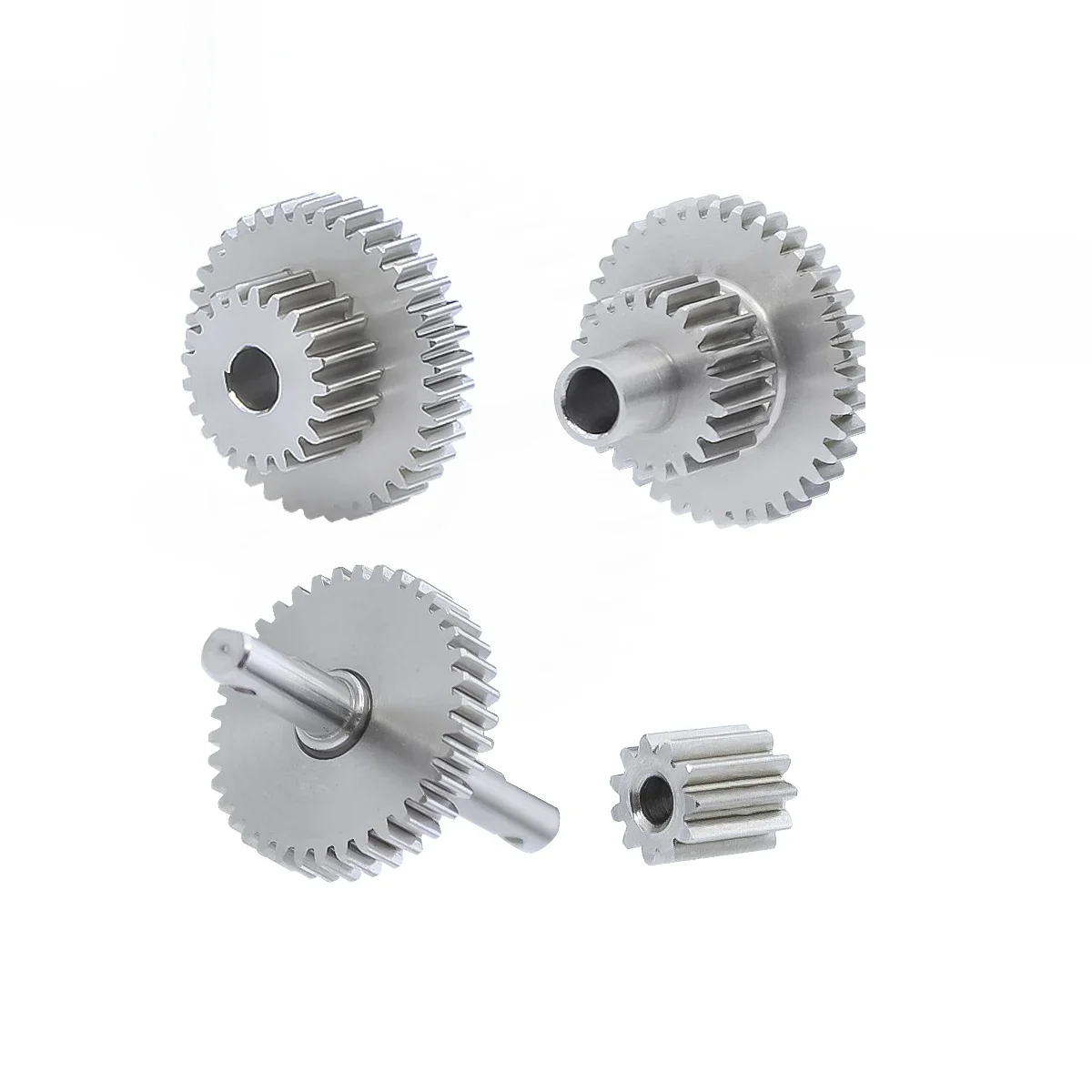 TRX4M Steel Overdrive Underdrive Stock Transmission Gear Pinion Set For 1/18 RC Crawler TRX4M Bronco Defender Upgrade Parts