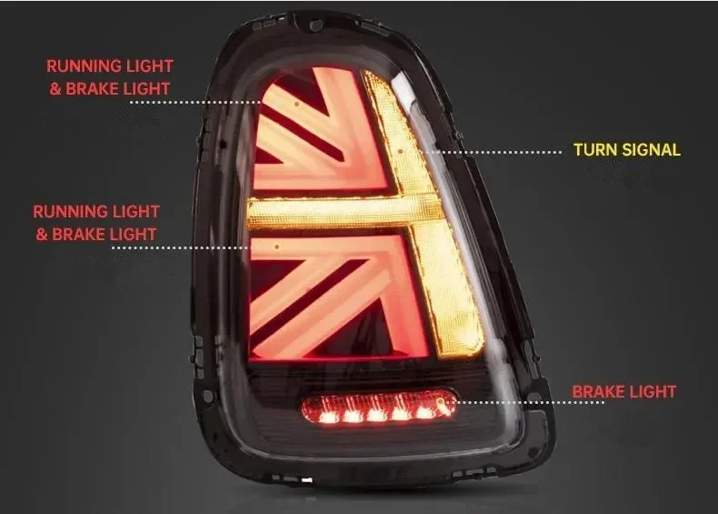 For BMW mini tail lights modified 07-13 year R55 R56 R57 tail lights mini LED rear tail lights