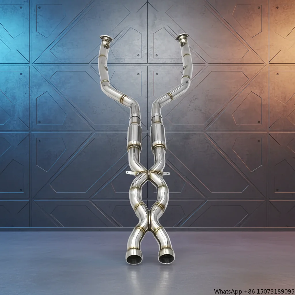 

BSK Ready to Ship Stainless Steel Exhaust Dual Mid Pipe for M3 E92 V8 4.0L 2008-2013 Racing Car SS304 Muffler Exhaust System