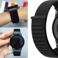 20/22mm Nylon Strap for Samsung Galaxy Watch 7 6 5 4 Band Sport Loop Correa Bracelet for Garmin Watch/Huawei Watch/Amazfit Watch