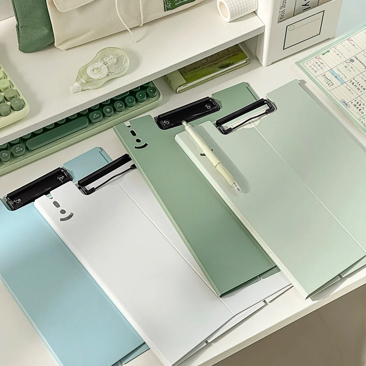 

A4 Vertical Clip Board Acrylic Writing Pad Folder Paper Office Supplies Organizer Clipboard Document Pad Paper Holder