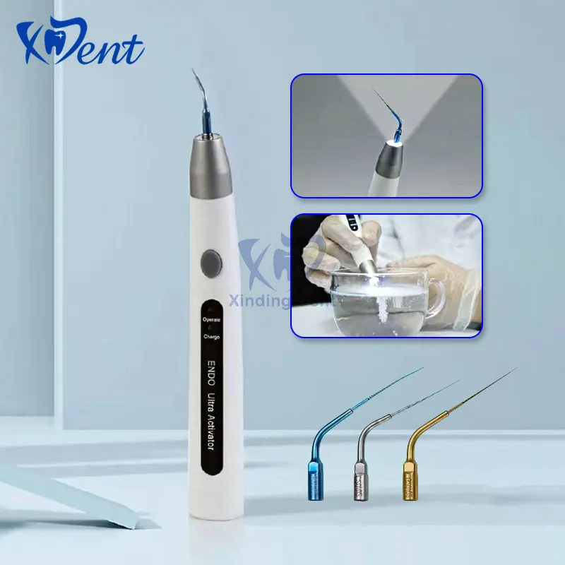 

Dental Cordless LED Ultrasonic Activator Wireless Endo Ultra Activator For Endodontic Root Canal Irrigation Dentistry Tools