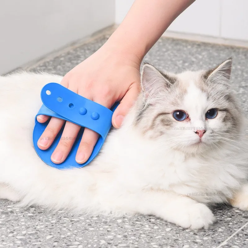 Rabbit Grooming Cleaning brush Dog Cat Bath Brush Comb Pet shower brush  Pets Silicone Washing Glove Hamster Rabbit Supplies