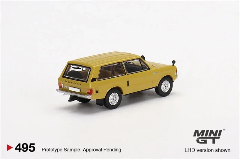 Odlewany model samochodu MINI GT 1:64 Range Rover 1971 Bahama Gold