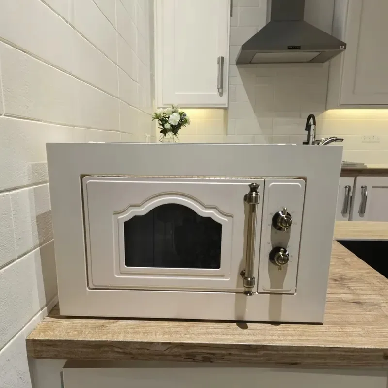 220V High Power Convection Microwave Oven 20L Stainless Steel Built-in Digital LED Display for Home Kitchen