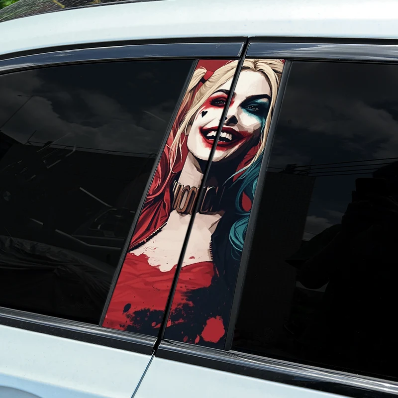 Cool Joker CP Car Stickers Auto B Pillar Waterproof Funny Decoration Cover Scratches Sunscreen Car Doors Pillar Vinyl Decals