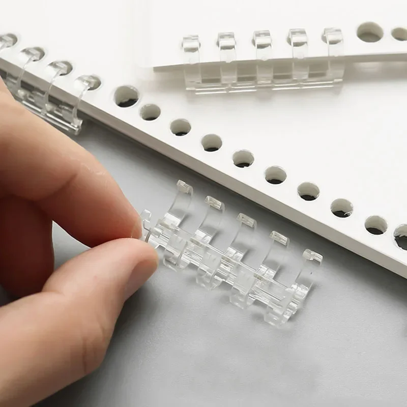 Frothenon anello di rilegatura ad anelli a 5 fori A5A6 Planner segmentato poroso a fogli mobili anelli per raccoglitori accessori per ufficio scolastico