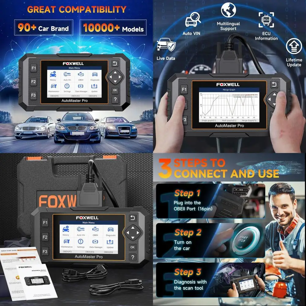 

2025 NT614 Elite OBD2 Scanner with 5 Resets ABS Bleeding, SAS Calibration, Oil, EPB, Throttle, Upgrade of NT604 Code Reader Scan