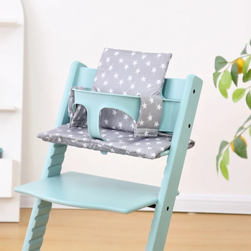 

Baby Seat Cushion For Stokke Tripp Trapp Dinner Chair Child Bench Seat Backrest Cloth Cover DIY Baby Replacement Accesssories