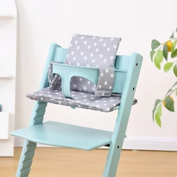 Baby Seat Cushion For Stokke Tripp Trapp Dinner Chair Child Bench Seat Backrest Cloth Cover DIY Baby Replacement Accesssories