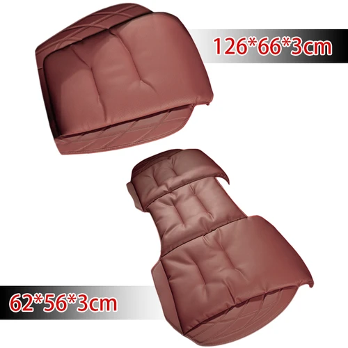 Imagen 2 del producto Napa-Funda de cuero para asiento de coche para hombre y mujer, cojín grueso, suave, de lujo, Universal, para las cuatro estaciones
