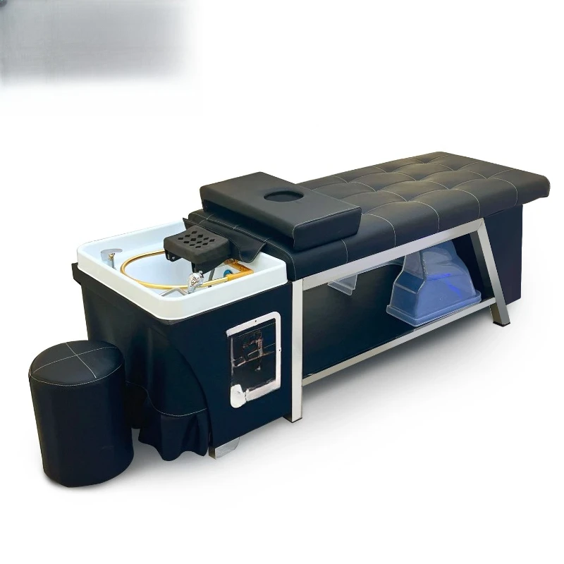 

Japanese top spa bed equipment, salon furniture, massage table, Thai shampoo bed, head spa sink, head