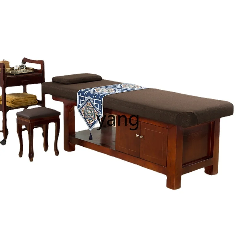 CX Solid Wood Facial Bed Beauty Salon Special Massage Massage Bed Tattoo Ear Cleaning Bed