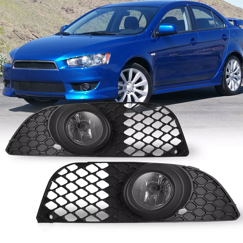 

Bumper Fog Lights Driving Lamp Kit With Light Grille Cover For LANCER (CY0) SEDAN 2007-2017 Fog Lights Assembly Car Accessories