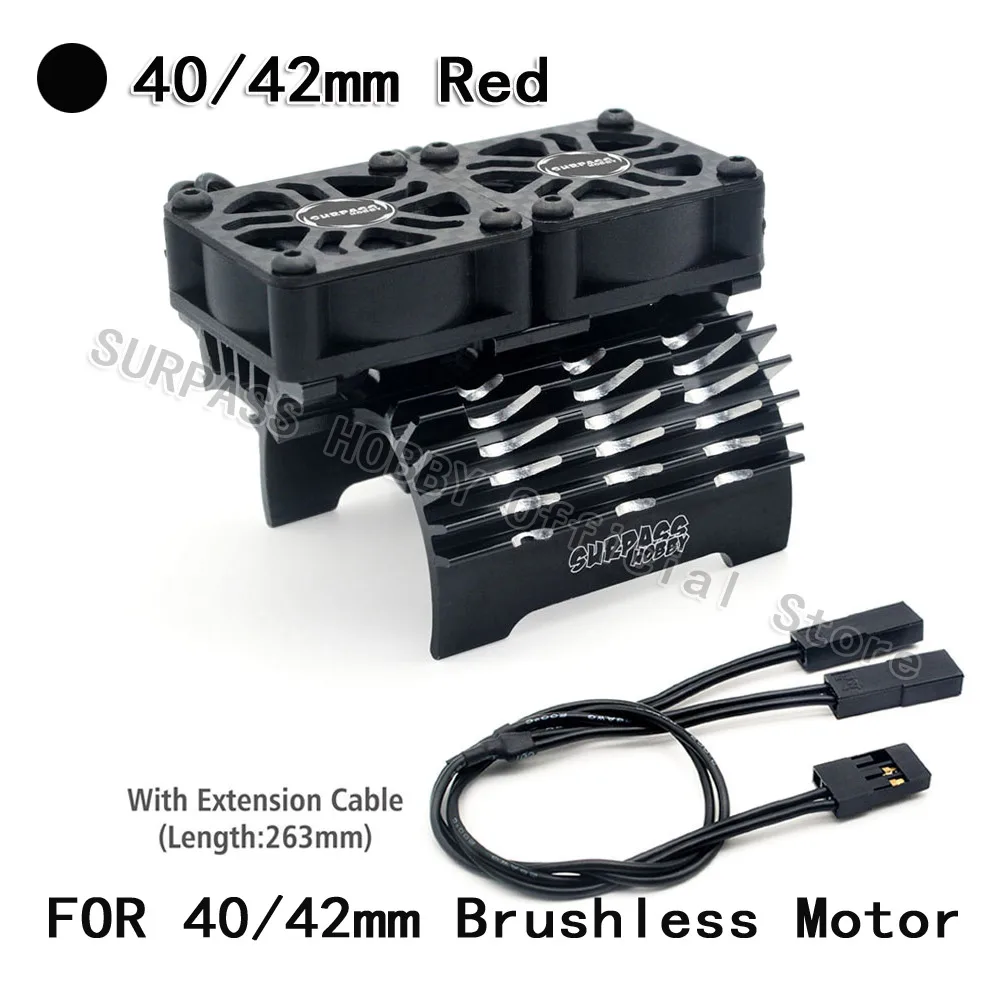OVERTREFFEN HOBBY 36mm 40-42mm 55-58mm Borstelloze Motor Koelventilator Houder voor 540 550 3650 3660 4268 4274 1/10 1/7 1/8 1/5 RC Auto