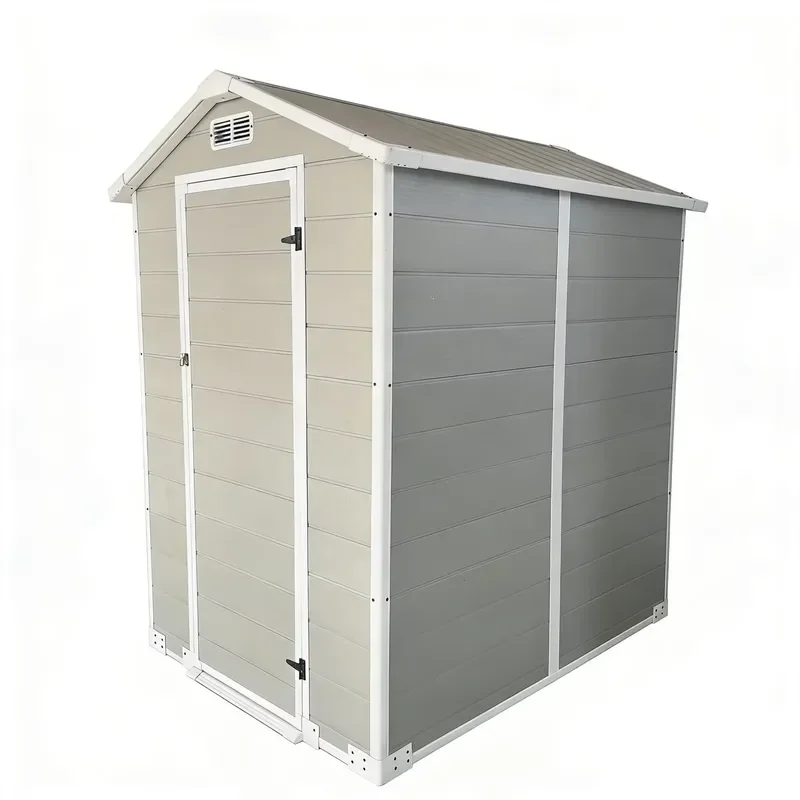 Eco Friendly Durable Multi Functional Outdoor Garden Storage Shed Aluminum Frame Movable Tool Room Container House