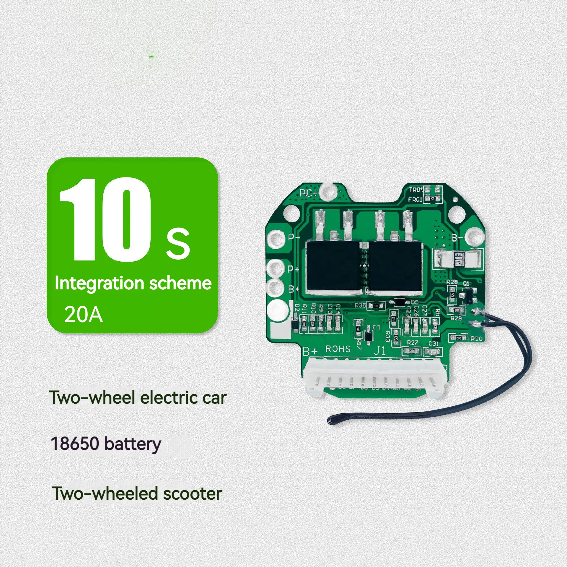 10S 36V protective plate Split port 20A two wheeled electric Kick scooter 18650 lithium battery protective plate BMS