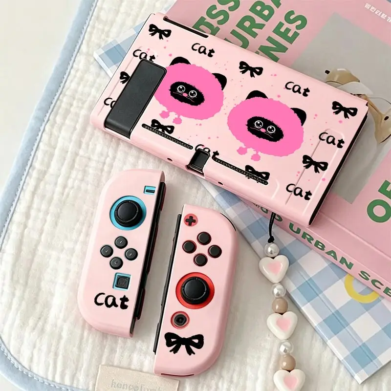 Anti-Falling Soft Shell Cover TPU Split Protective Case for Nintendo Switch NS Game Console Anti-Scratch Shell Protector