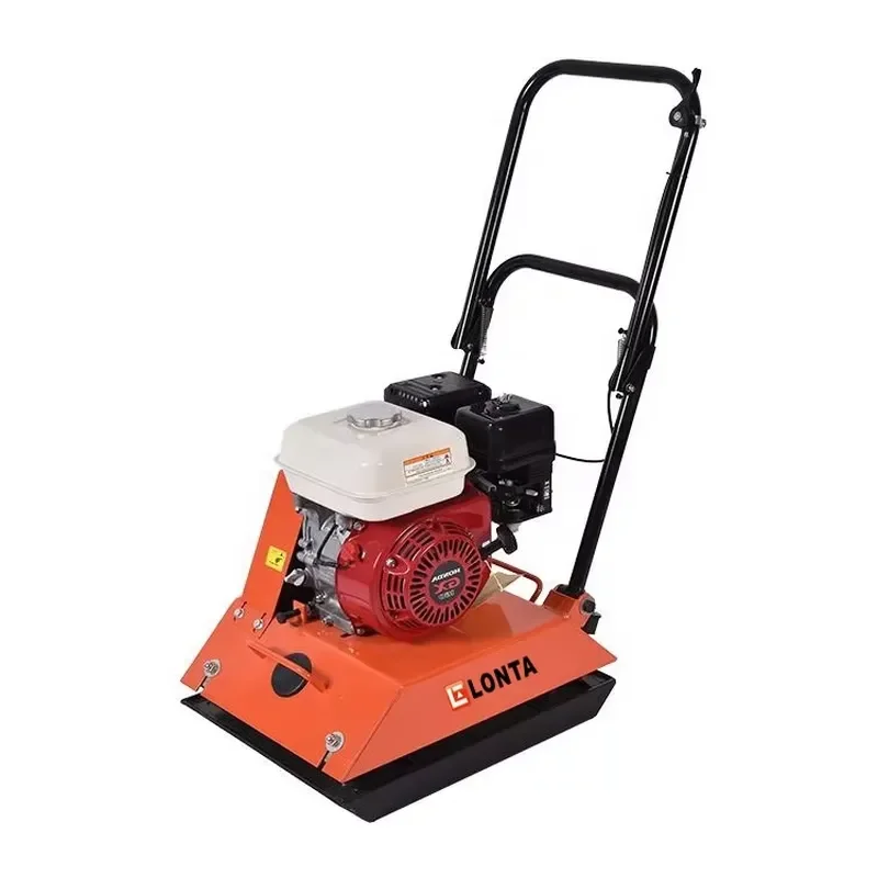 LONTA Electric Reversible Vibro Plate Tamper Rammer Compactor for Sale High Power Engine Online Support Construction Works