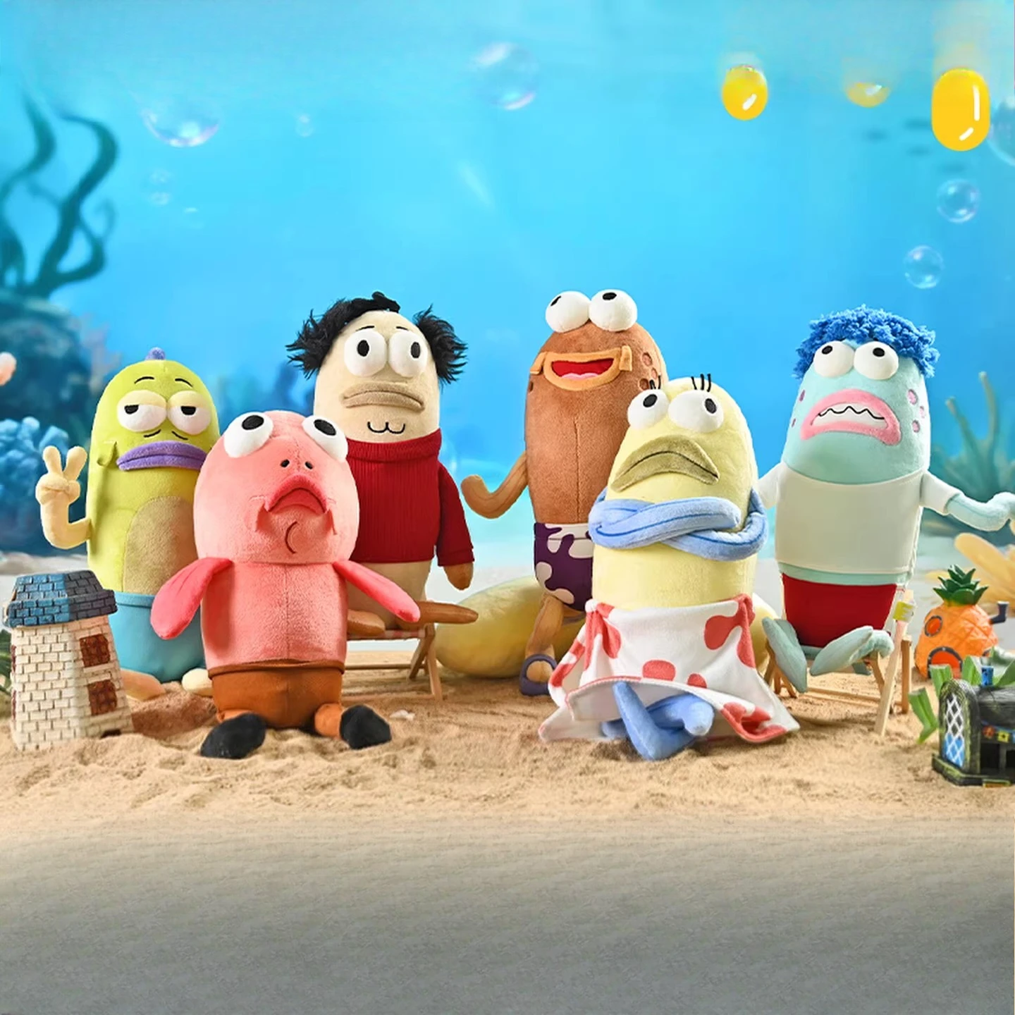 

Новая плюшевая игрушка-бикини «Морской житель», милая фигурка океана, плюшевая кукла 35 см, подарок для детей на день рождения и Рождество