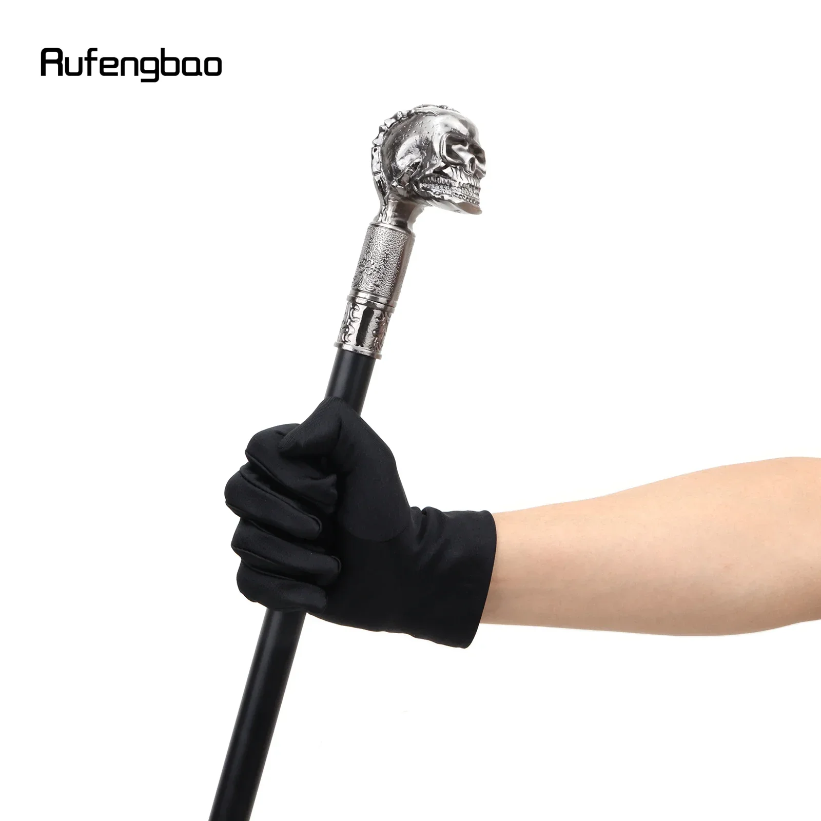 Skull Head Big Tooth Steampunk Walking Cane Fashion Steampunk & Everyday Gentleman Luxury Crosier Steampunk & Everyday  93cm